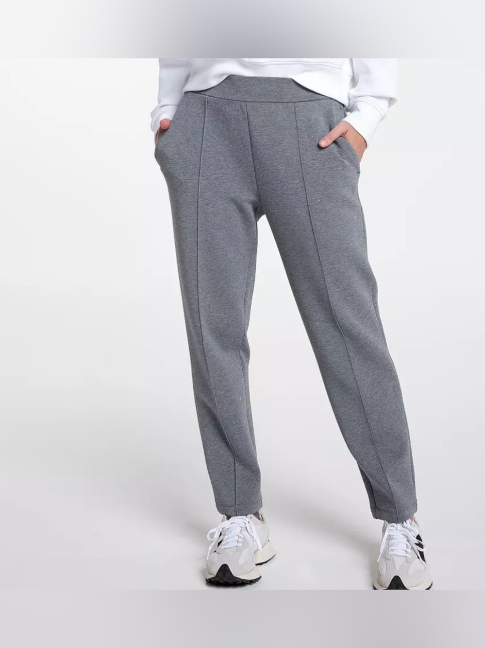 Calia Women’s Soft Scuba Tapered Pant Grey Sweatpants Size Large NWT $88